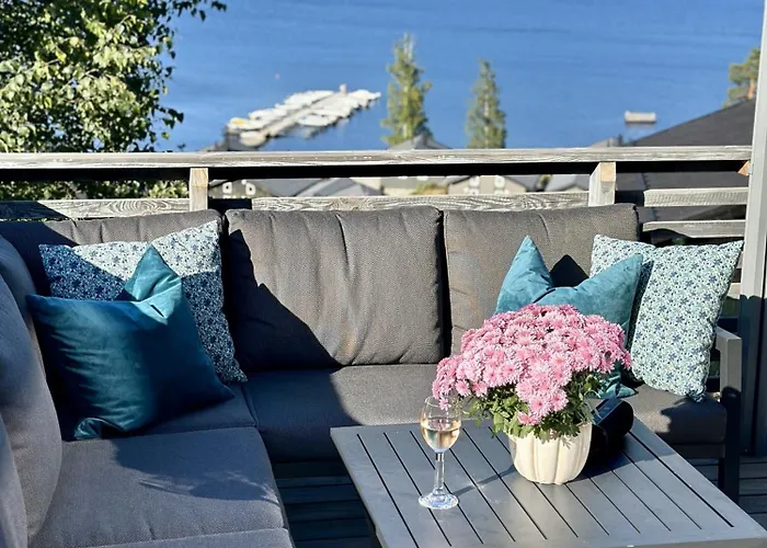 Дом отдыха Delikat, Moderne Og Komfortabel Med Panoramautsikt Over Nisser *