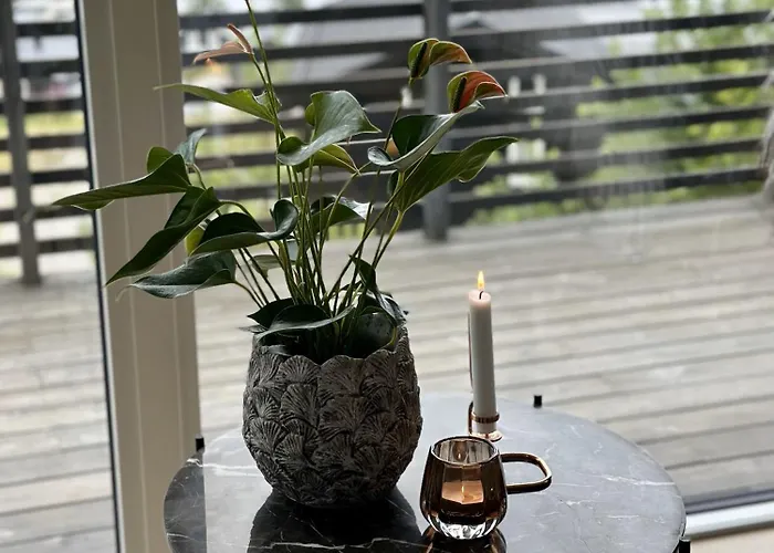 Delikat, Moderne Og Komfortabel Med Panoramautsikt Over Nisser Дом отдыха