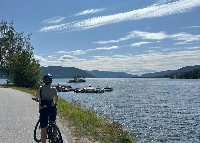 Delikat, Moderne Og Komfortabel Med Panoramautsikt Over Nisser Fjone
