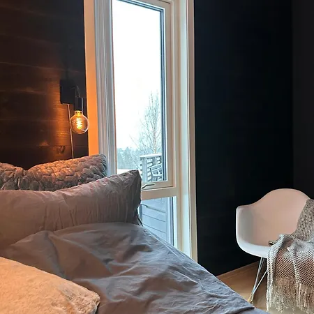 Delikat, Moderne Og Komfortabel Med Panoramautsikt Over Nisser Casa de Férias *