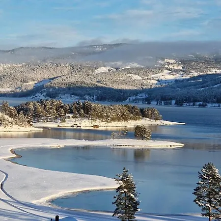 Delikat, Moderne Og Komfortabel Med Panoramautsikt Over Nisser Feriehus Fjone
