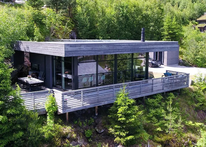 Delikat, Moderne Og Komfortabel Med Panoramautsikt Over Nisser Fjone